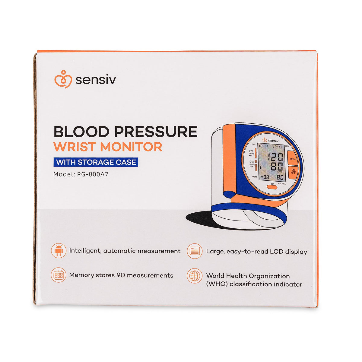 Sensiv Wrist Blood Pressure Monitor-Digital Blood Pressure Monitor Sensiv Mobile