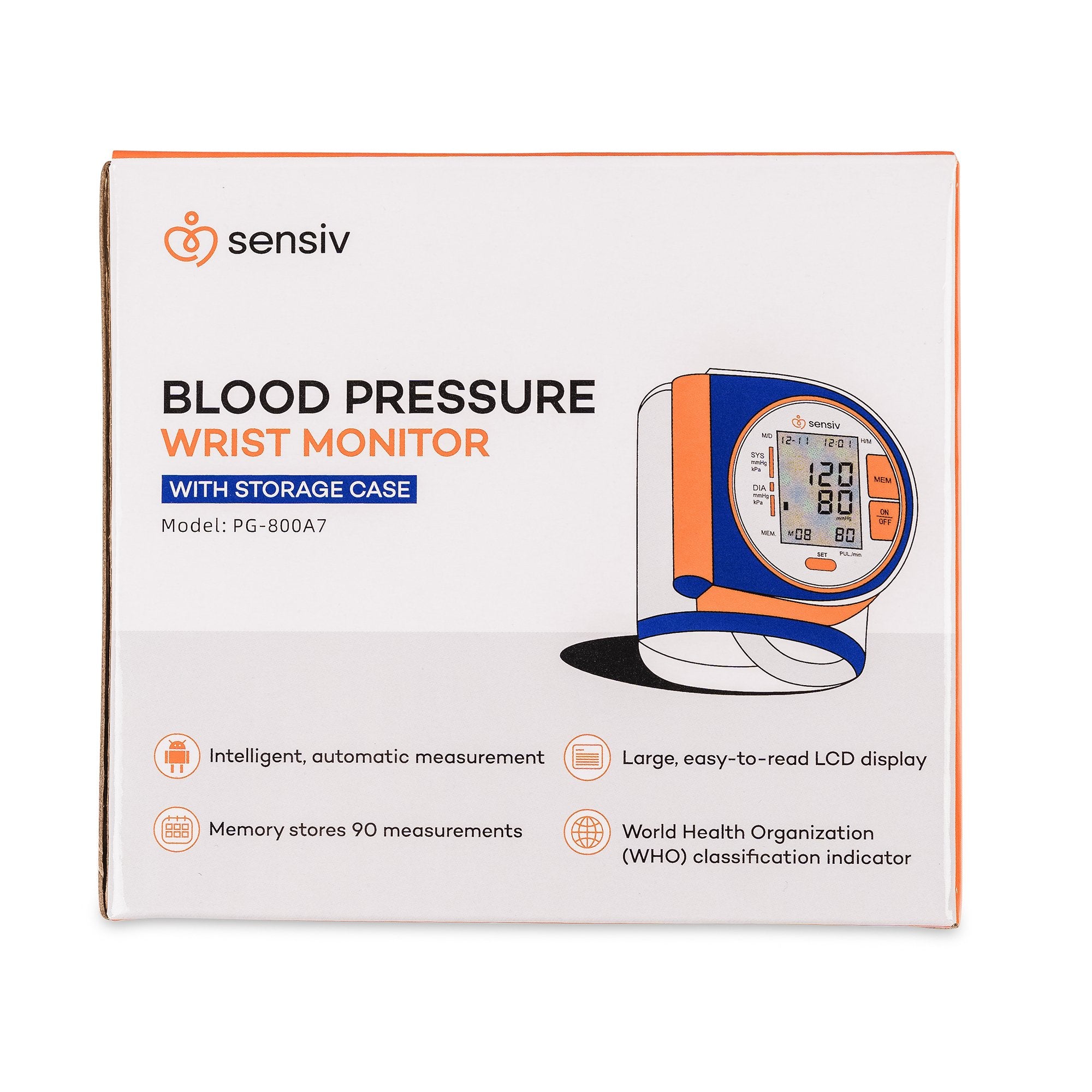 Sensiv Wrist Blood Pressure Monitor-Digital Blood Pressure Monitor Sensiv Mobile