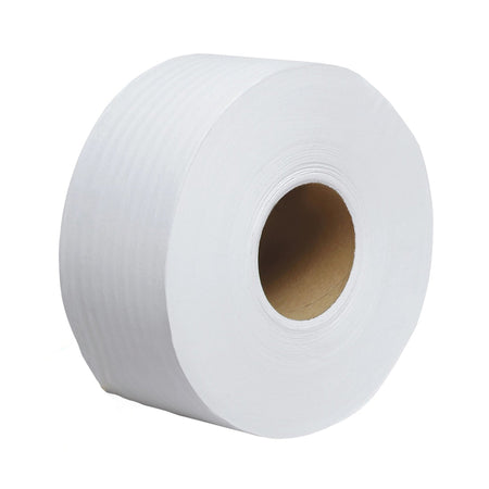 Scott Essential Jumbo Roll Toilet Paper-Toilet Tissue Scott Essential 100% Recycled Fiber JRT White 2-Ply Jumbo Size Cored Roll Continuous Sheet 3-11/20 Inch X 1000 Foot