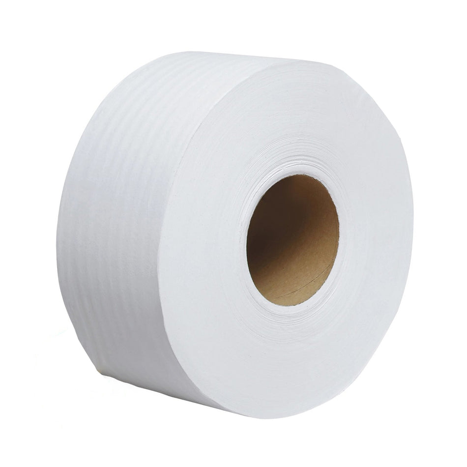 Scott Essential Jumbo Roll Toilet Paper-Toilet Tissue Scott Essential 100% Recycled Fiber JRT White 2-Ply Jumbo Size Cored Roll Continuous Sheet 3-11/20 Inch X 1000 Foot