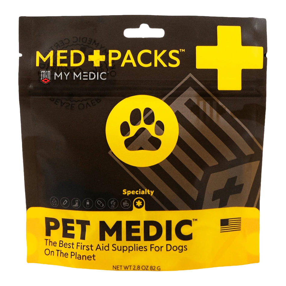 My Medic Med Packs First Aid Kit for Pets � Dog Injury Supplies in Portable Pouch-Pet First Aid Kit My Medic� MED PACKS Pet Medic Plastic Pouch