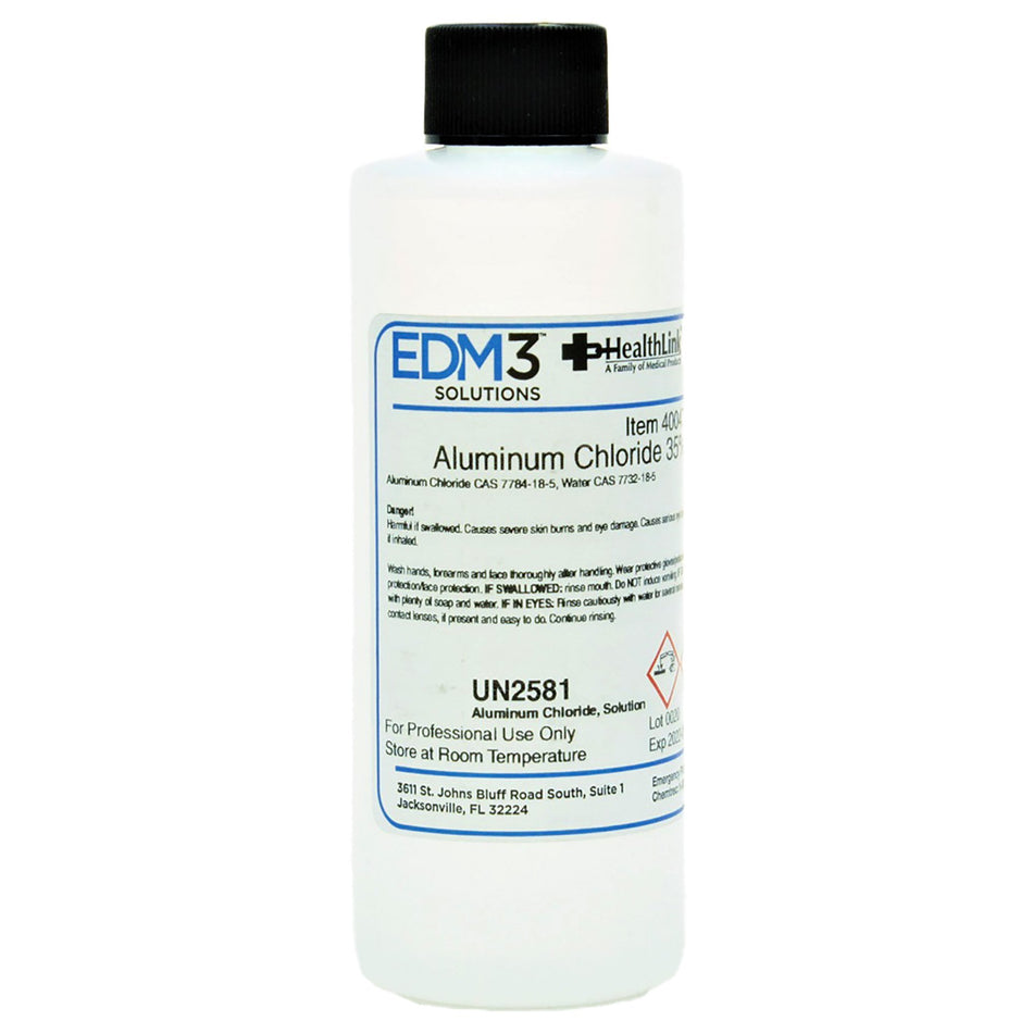 EDM 3 Aluminum Chloride Chemistry Reagent, 4-Ounce Bottle-Chemistry Reagent Aluminum Chloride ACS Grade 35% / 6.0 N 4 oz.