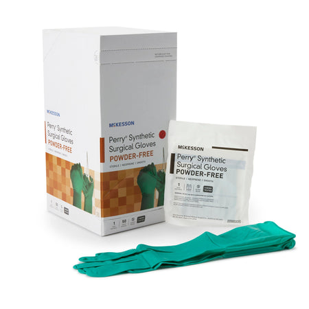 McKesson Perry® Performance Plus Polychloroprene Surgical Glove, Size 6, Green - Gloves>Surgical Gloves - McKesson Brand