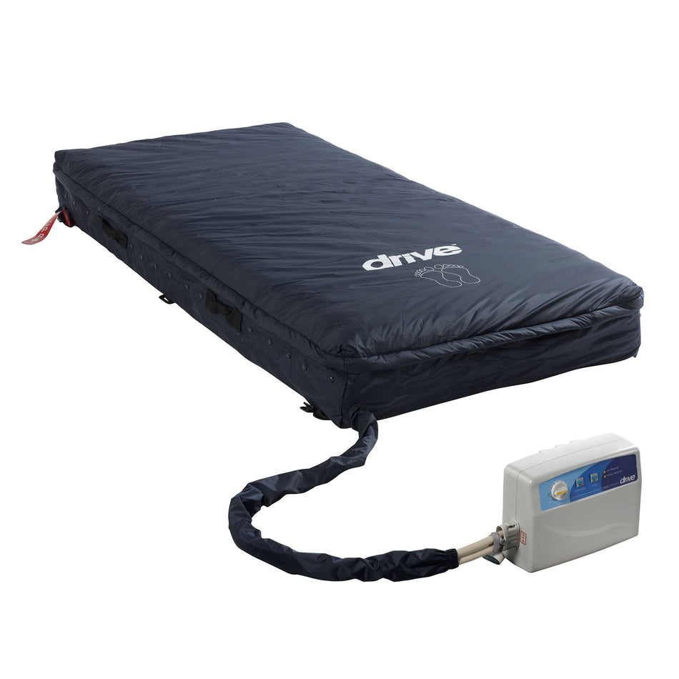 drive Med-Aire Assure Bed Mattress System-Bed Mattress System Med-Aire Assure Alternating Pressure / Low Air Loss 80 X 35.5 X 8 Inch