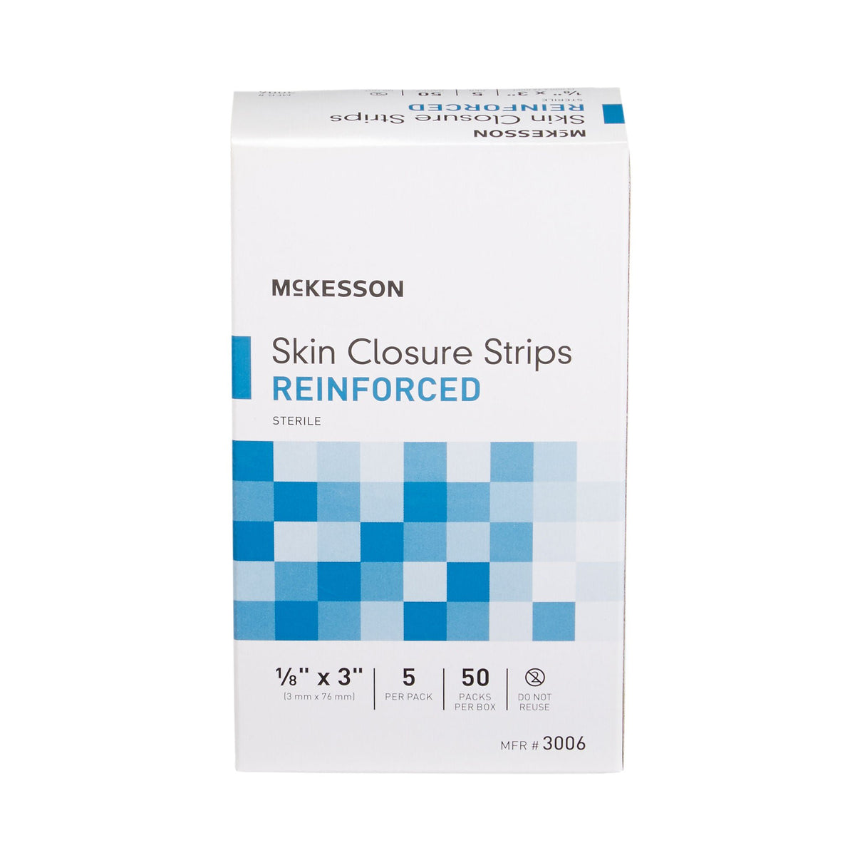 McKesson Skin Closure Strip, 1/8 X 3 Inches - Wound Closure>Skin Closure Strips - McKesson Brand