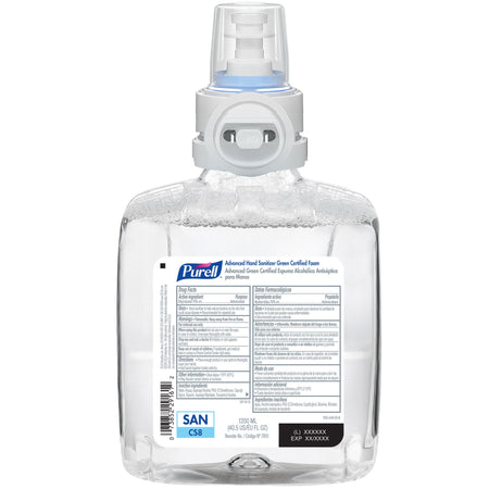 Purell® Advanced Green Certified Hand Sanitizer, 1200 mL Dispenser Refill Bottle - Personal Hygiene>Skin Care>Hand Sanitiz...