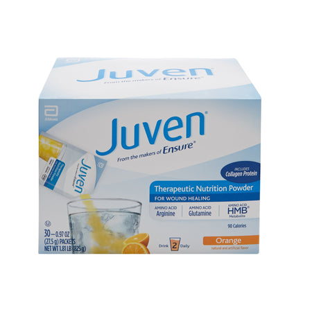 Juven Orange Arginine/Glutamine Therapeutic Nutrition Powder, 0.97-ounce Packet Powder-Oral Supplement Juven Orange Flavor Powder 0.97 oz. Individual Packet