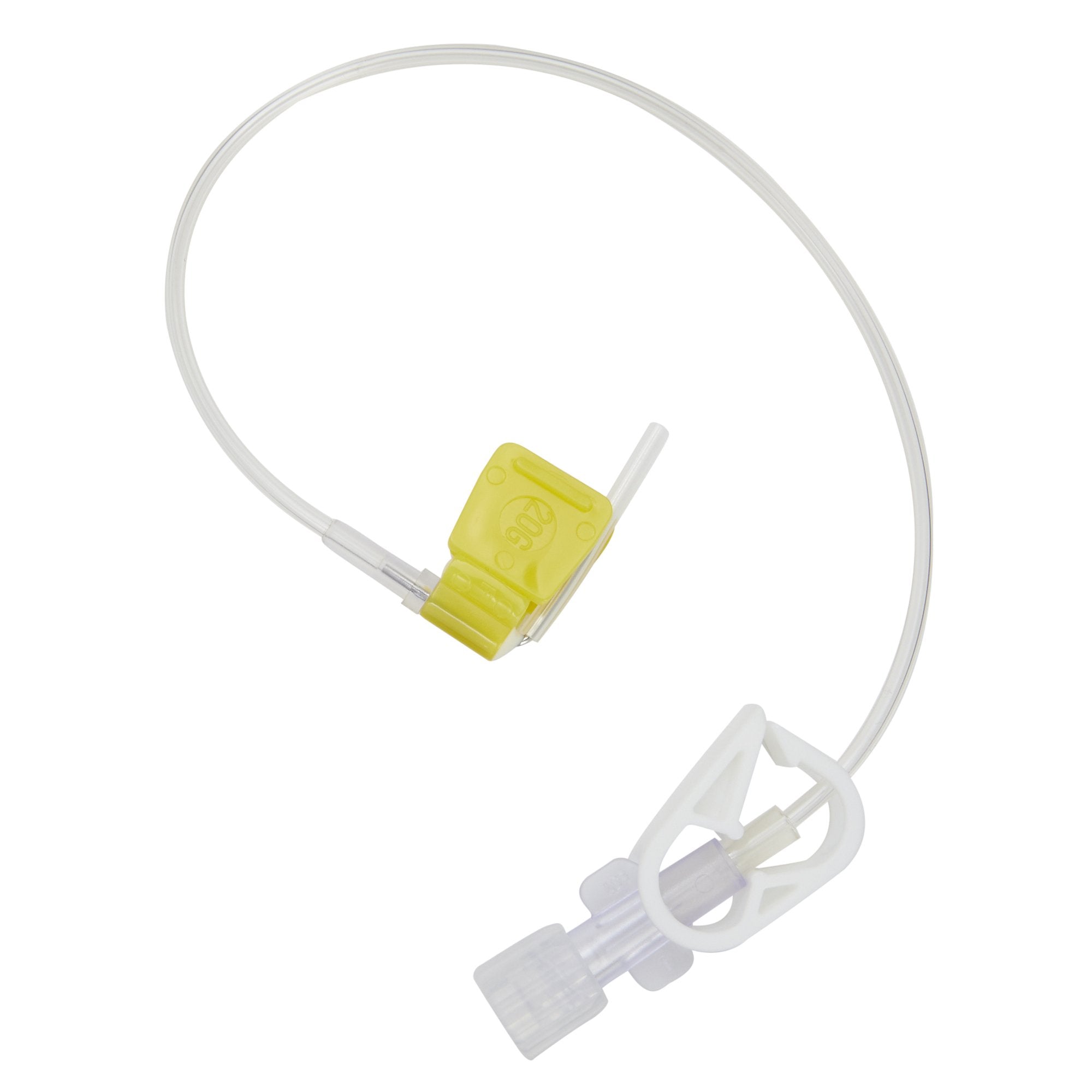 Kawasumi Huber Infusion Set-Huber Infusion Set Kawasumi 20 Gauge 1 Inch 8 Inch Tubing Without Port