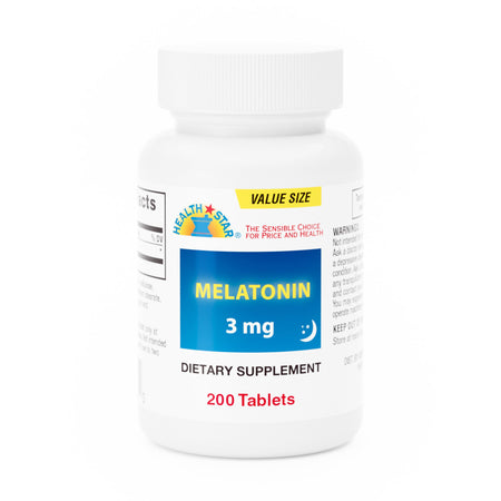 Health*Star 3 mg Melatonin - Pharmaceuticals>Over the Counter>Sleep Aids - Geri-Care