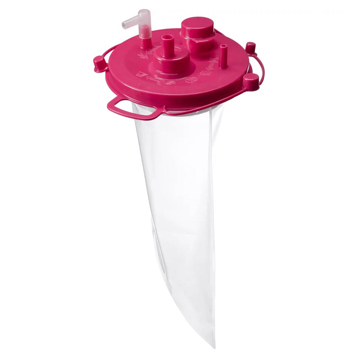 Quick-Fit Suction Canister Liner, 3,000 mL-Suction Canister Liner Quick-Fit 3000 mL Sealing Lid