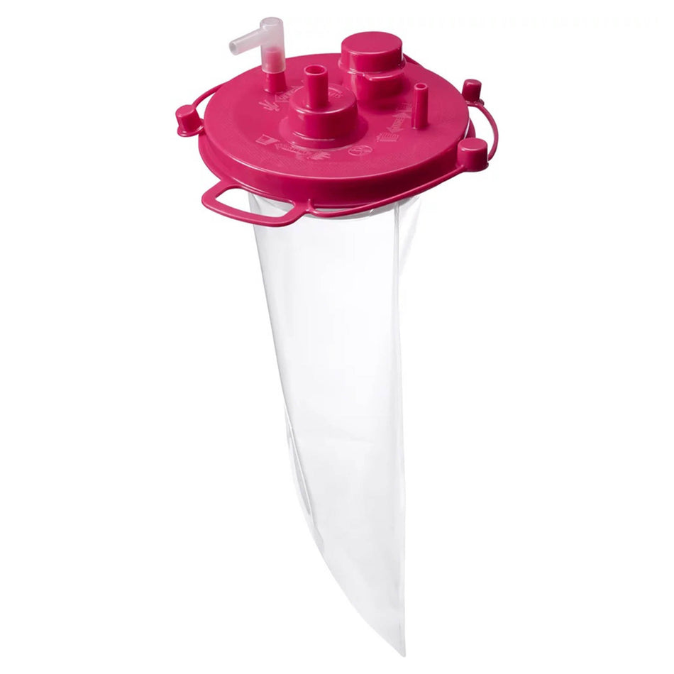 Quick-Fit Suction Canister Liner, 3,000 mL-Suction Canister Liner Quick-Fit 3000 mL Sealing Lid