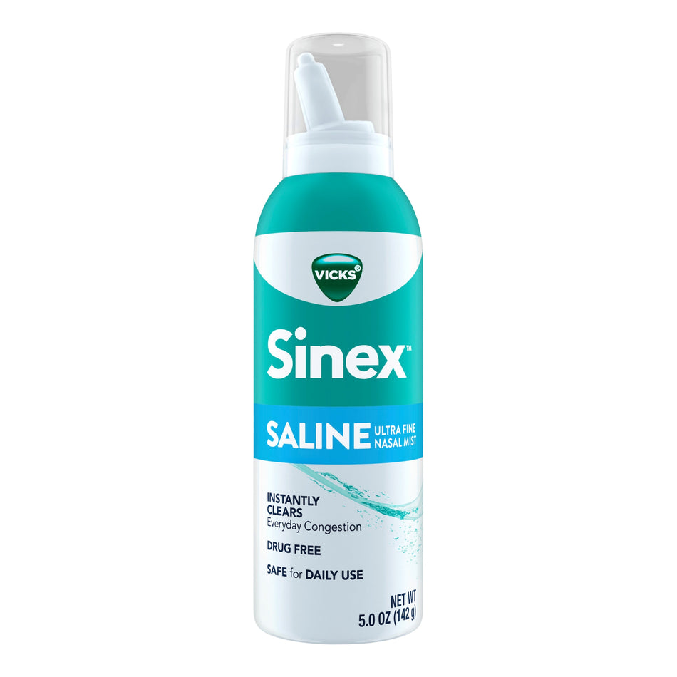 Vicks Sinex Saline Ultra Fine Nasal Mist Spray-Nasal Saline Spray Vicks� Sinex� 5 oz.