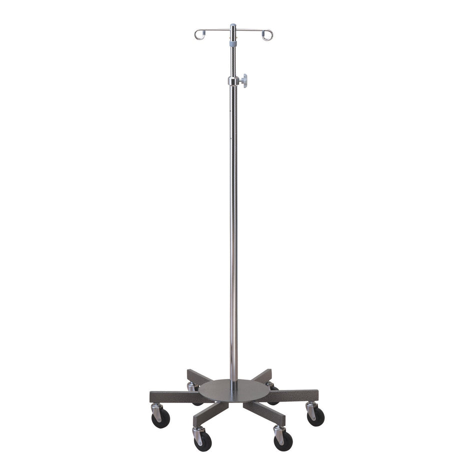 McKesson Infusion Pump Stand-IV Stand Floor Stand 4 Hooks 6 Legs with Casters