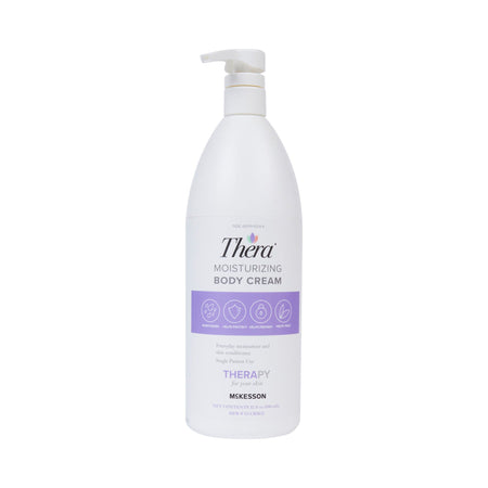 McKesson Thera® Moisturizing Cream Pump, 32-ounce Pump Bottle - Personal Hygiene>Skin Care>Moisturizers - McKesson Brand