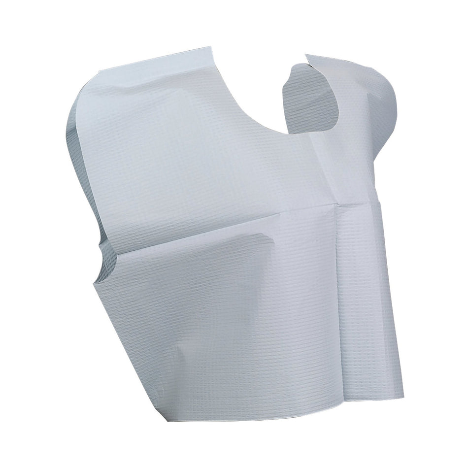 McKesson Exam Cape, Blue-Exam Cape McKesson Blue Front / Back Opening Without Closure Unisex