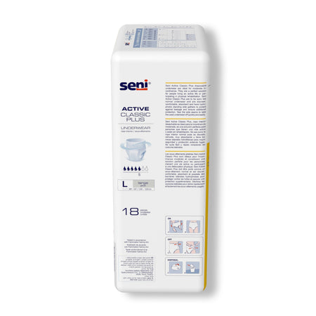 Seni® Active Classic Plus Moderate Absorbent Underwear, Large - Incontinence>Adult Briefs and Protective Undergarments - T...