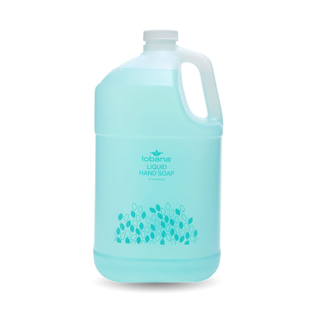 Lobana Liquid Hand Soap, 1 gal.-Antimicrobial Soap Lobana Liquid 1 gal. Jug Scented