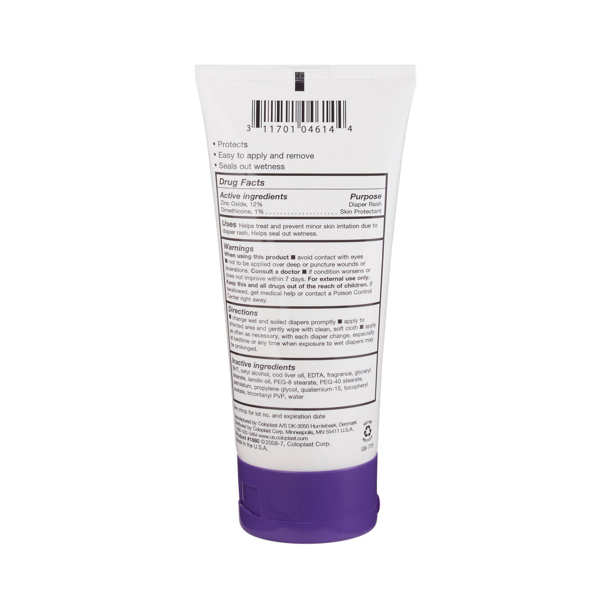 Baza Protect Skin Protectant Scented Cream, CHG Compatible-Skin Protectant Baza Protect 5 oz. Tube Scented Cream CHG Compatible