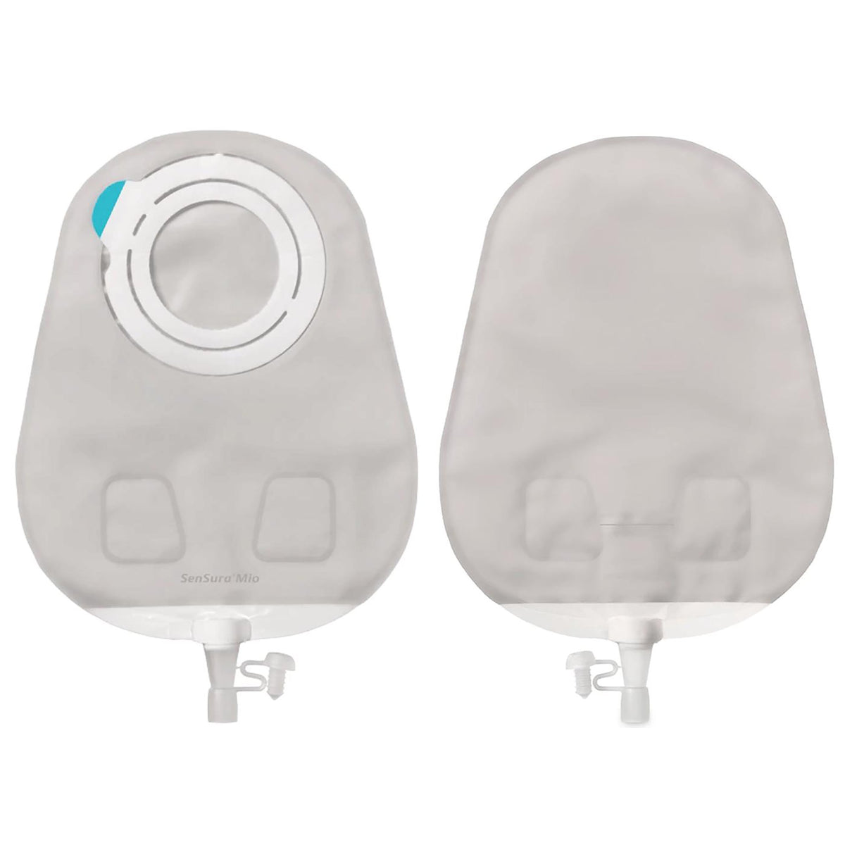 SenSura® Mio Flex 2-Piece Transparent Urostomy Pouch, Red Match - Ostomy>Ostomy Pouches - Coloplast