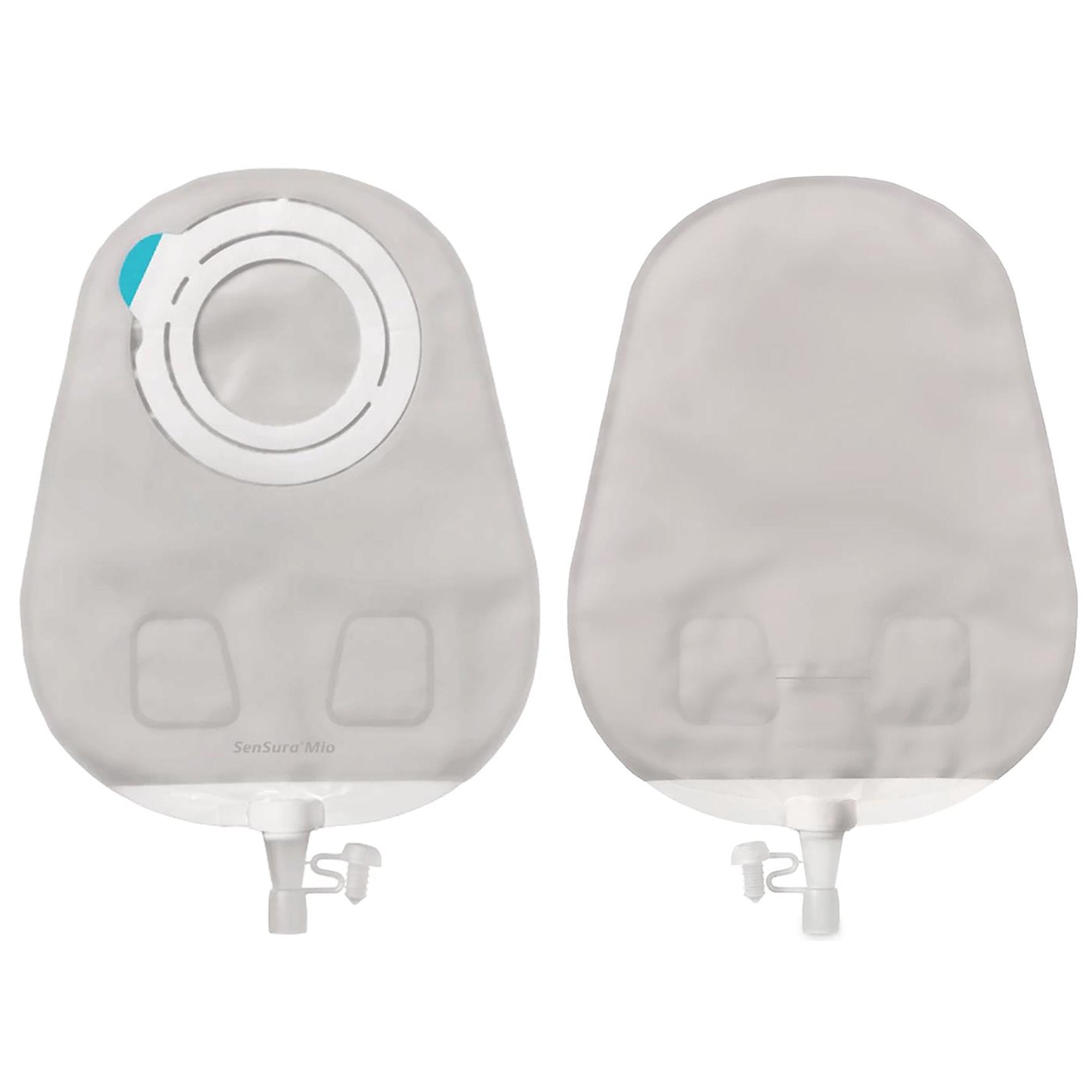 SenSura® Mio Flex 2-Piece Transparent Urostomy Pouch, Red Match - Ostomy>Ostomy Pouches - Coloplast