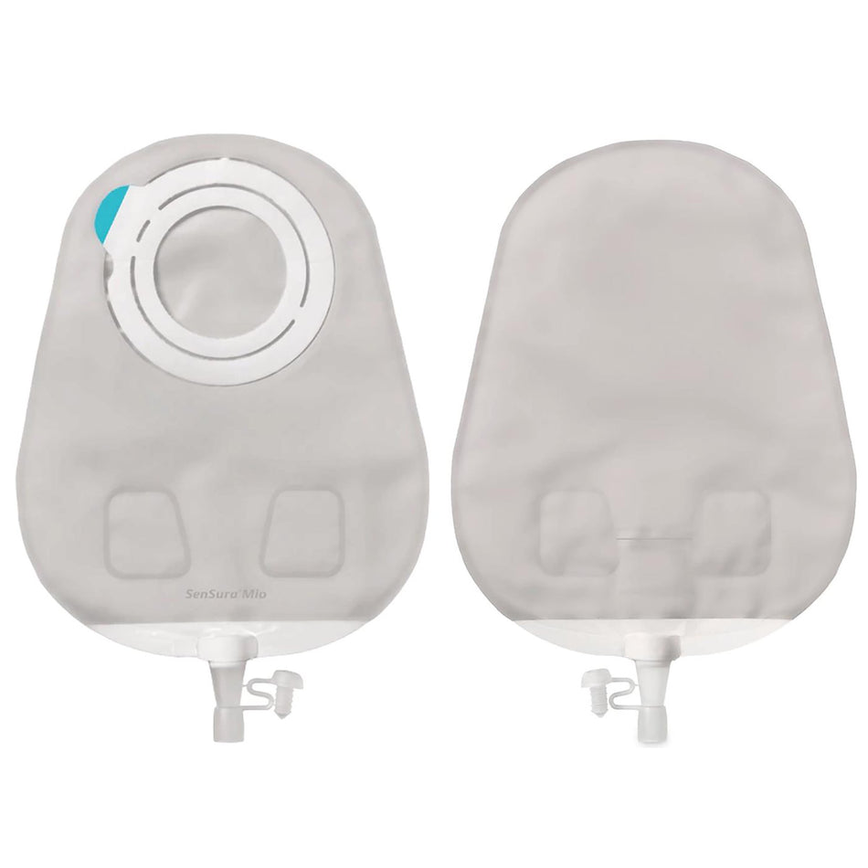 SenSura® Mio Flex 2-Piece Transparent Urostomy Pouch, Red Match - Ostomy>Ostomy Pouches - Coloplast
