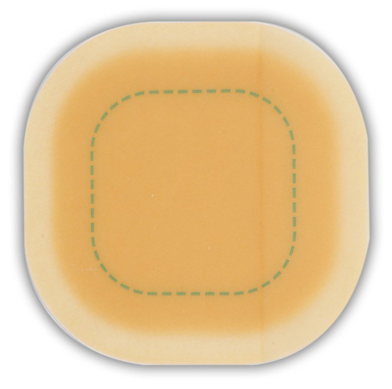 DuoDerm Signal Hydrocolloid Dressing, 5 x 5 Inch-Hydrocolloid Dressing DuoDERM Signal 5-1/2 X 5-1/2 Inch Square
