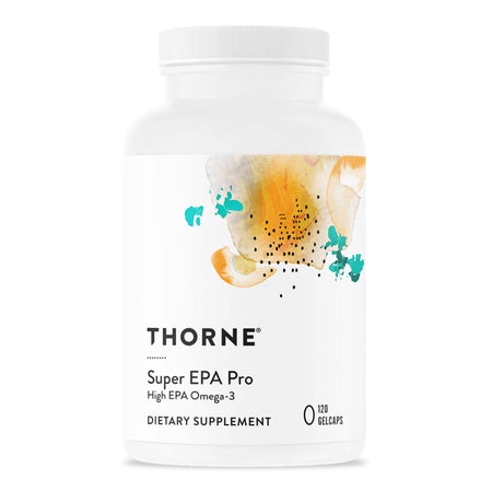 Thorne Super EPA Pro High EPA Omega-3 Dietary Supplement-"Dietary Supplement THORNE Super EPA Pro EPA / DHA 1,300 mg - 320 mg Strength Gelcap 120 Per Bottle"