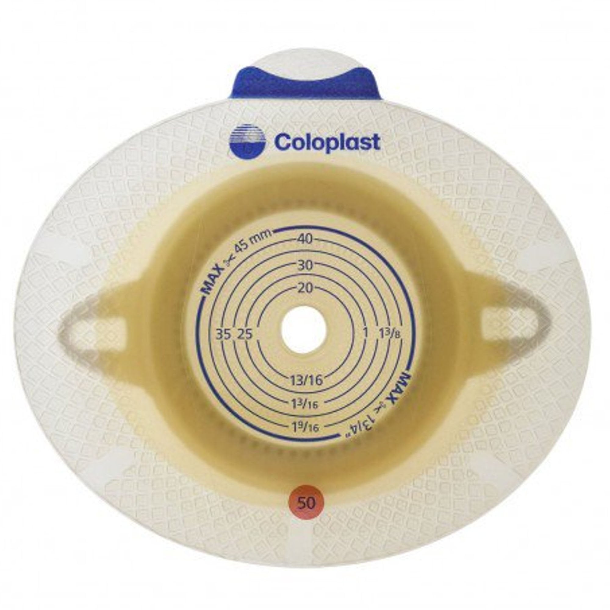 SenSura Ostomy Barrier With 3/8-1 Inch Stoma Opening-"Ostomy Barrier SenSura Click Trim to Fit, Standard Wear Double Layer Adhesive 40 mm Flange Green Code System 3/8 to 1-3/8 Inch Opening"