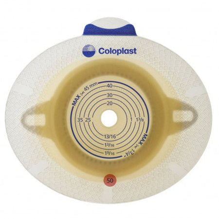 SenSura Ostomy Barrier With 3/8-1 Inch Stoma Opening-"Ostomy Barrier SenSura Click Trim to Fit, Standard Wear Double Layer Adhesive 40 mm Flange Green Code System 3/8 to 1-3/8 Inch Opening"