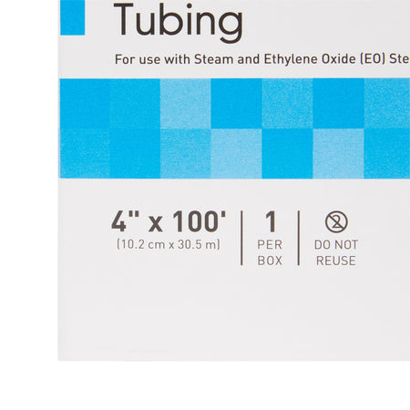 McKesson Sterilization Tubing, 4 Inch x 100 Foot-McKesson Sterilization Tubing 4 Inch X 100 Foot