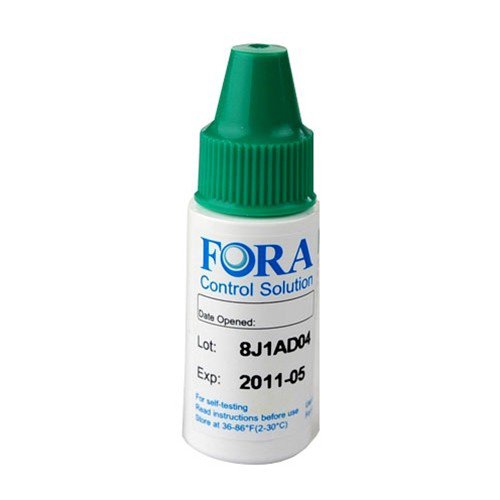 FORA Glucose Control Solution, Two Levels-Blood Glucose Control Solution Fora 2 X 2.5 mL Low / High Level
