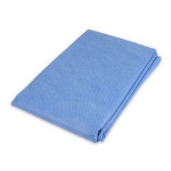 Dynarex Blue Flat Burn Sheet, 60 x 90 Inch-Burn Sheet Dynarex Flat 60 W X 90 L Inch Blue Disposable