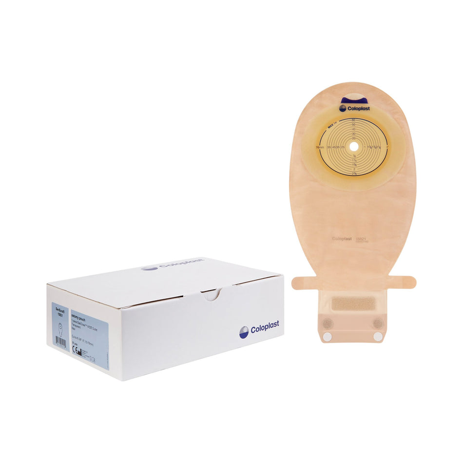 SenSura One-Piece Drainable Opaque Colostomy Pouch, 11 Inch Length, 3/8 To 3 Inch Stoma-"Colostomy Pouch SenSura One-Piece System 11-1/2 Inch Length, Maxi Flat, Trim to Fit 3/8 to 3 Inch Stoma Drainable"