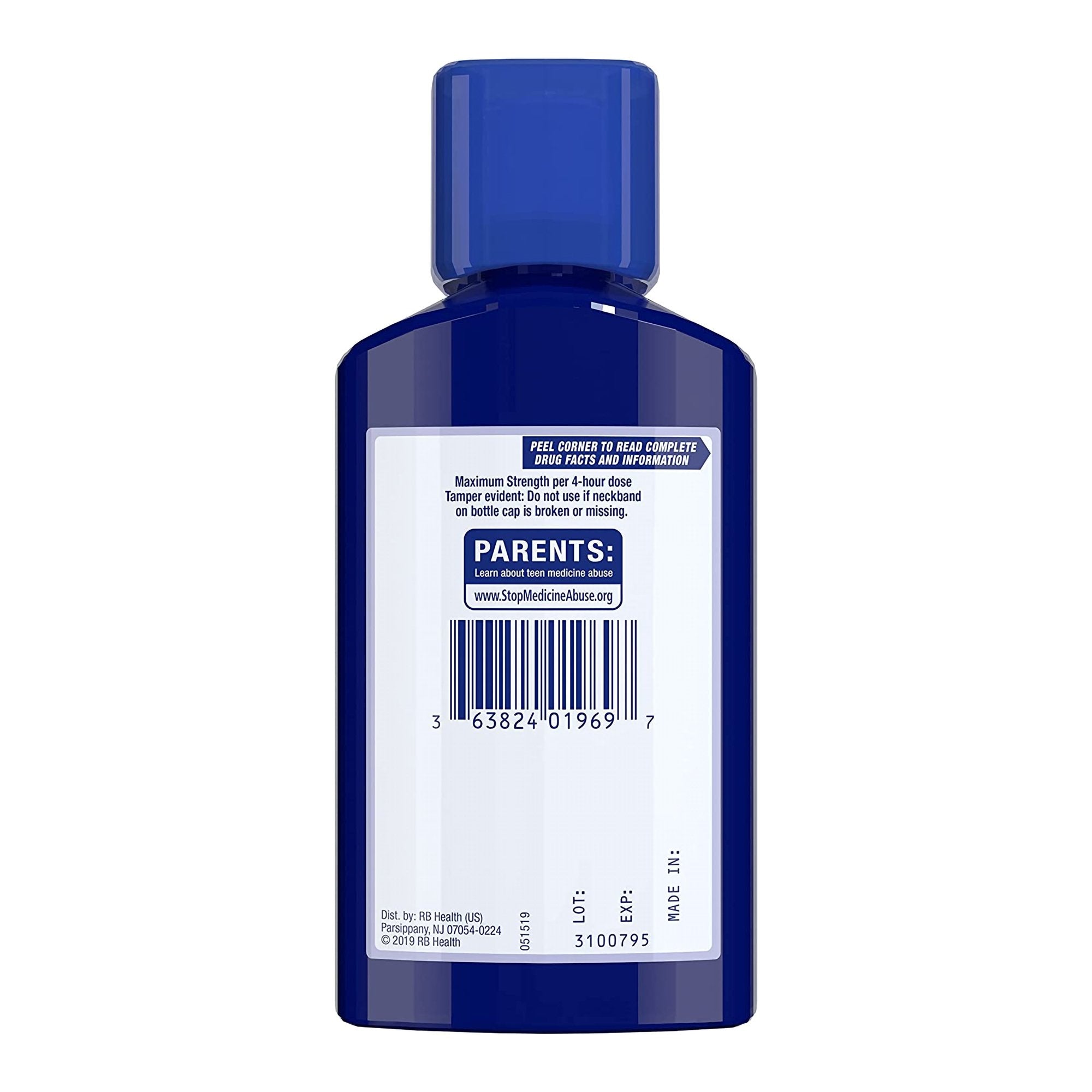 Mucinex Fast-Max Severe Congestion & Cough Liquid Maximum Strength-Cold and Cough Relief Mucinex Fast-Max 20 mg - 400 mg - 10 mg / 5 mL Strength Liquid 6 oz.