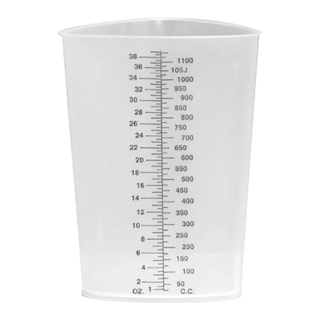Plasti-Grad Graduated Beaker, 1,200 mL-"Graduated Beaker Plasti-Grad Triangular Polypropylene 1,200 mL"