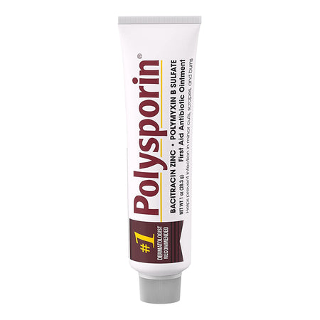 Polysporin Bacitracin / Polymyxin B First Aid Antibiotic, 15 Gram Tube-First Aid Antibiotic Polysporin Ointment 15 Gram Tube