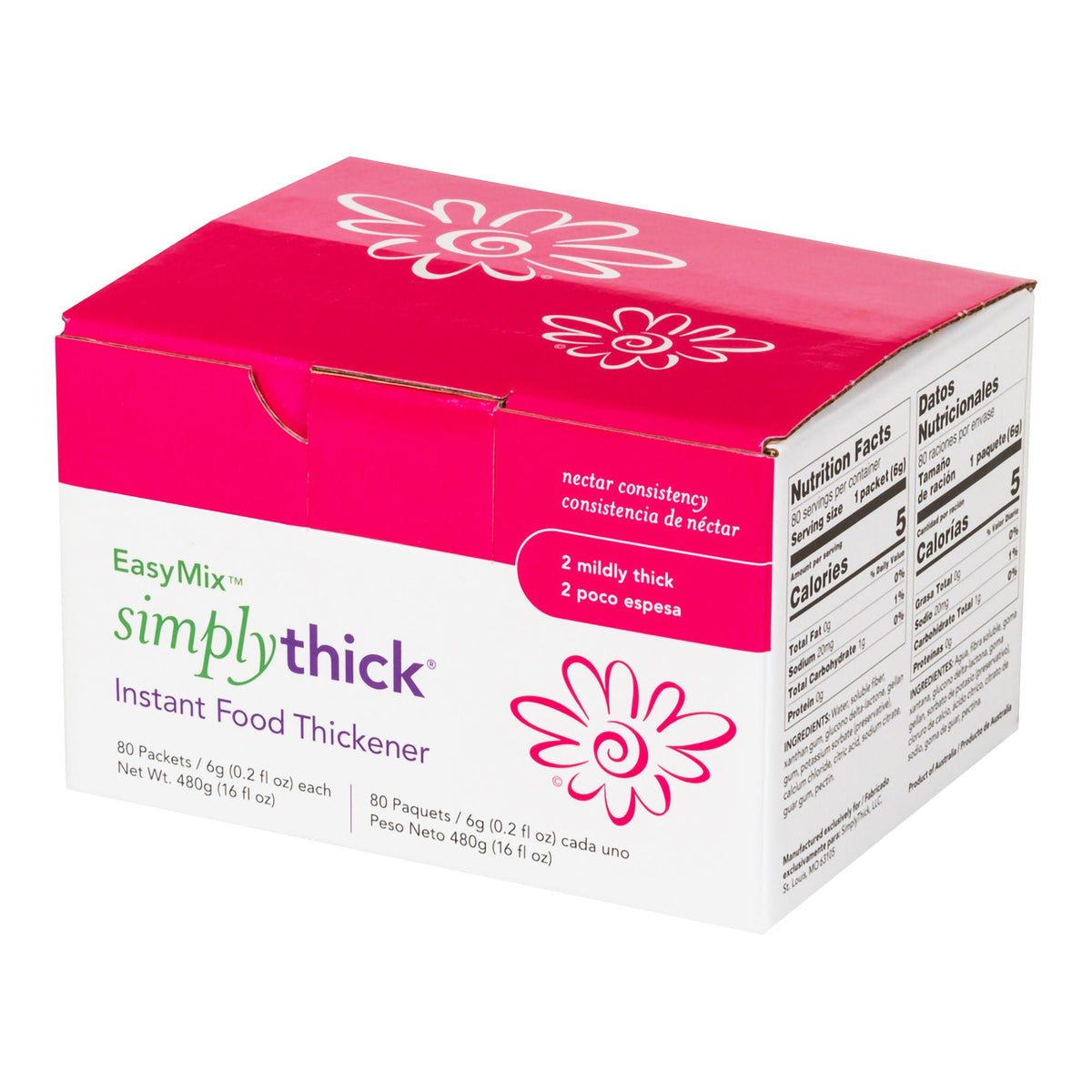 SimplyThick® Easy Mix™ Nectar Consistency Food and Beverage Thickener - Nutritionals and Feeding Supplies>Nutritionals>Thi...