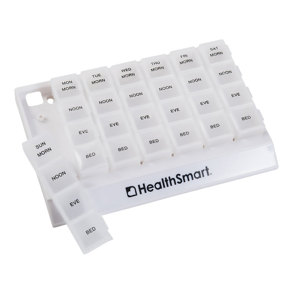 HealthSmart 7-Day Pill Organizer-Pill Organizer HealthSmart Large 7 Day 4 Dose