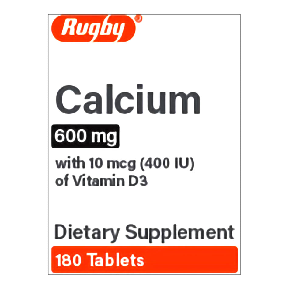 Rugby® Calcium / Vitamin D-3 Tablet - Pharmaceuticals>Over the Counter>Nonprescription Vitamins and Minerals - Major Pharm...