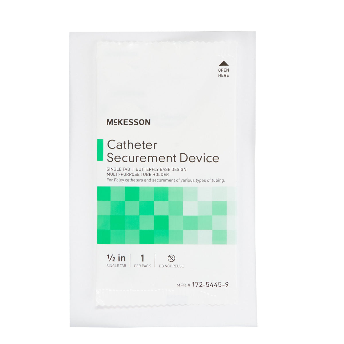 McKesson Catheter Securement Device-"Catheter Stabilization Device McKesson NonSterile, 2.5 Inch Tab"