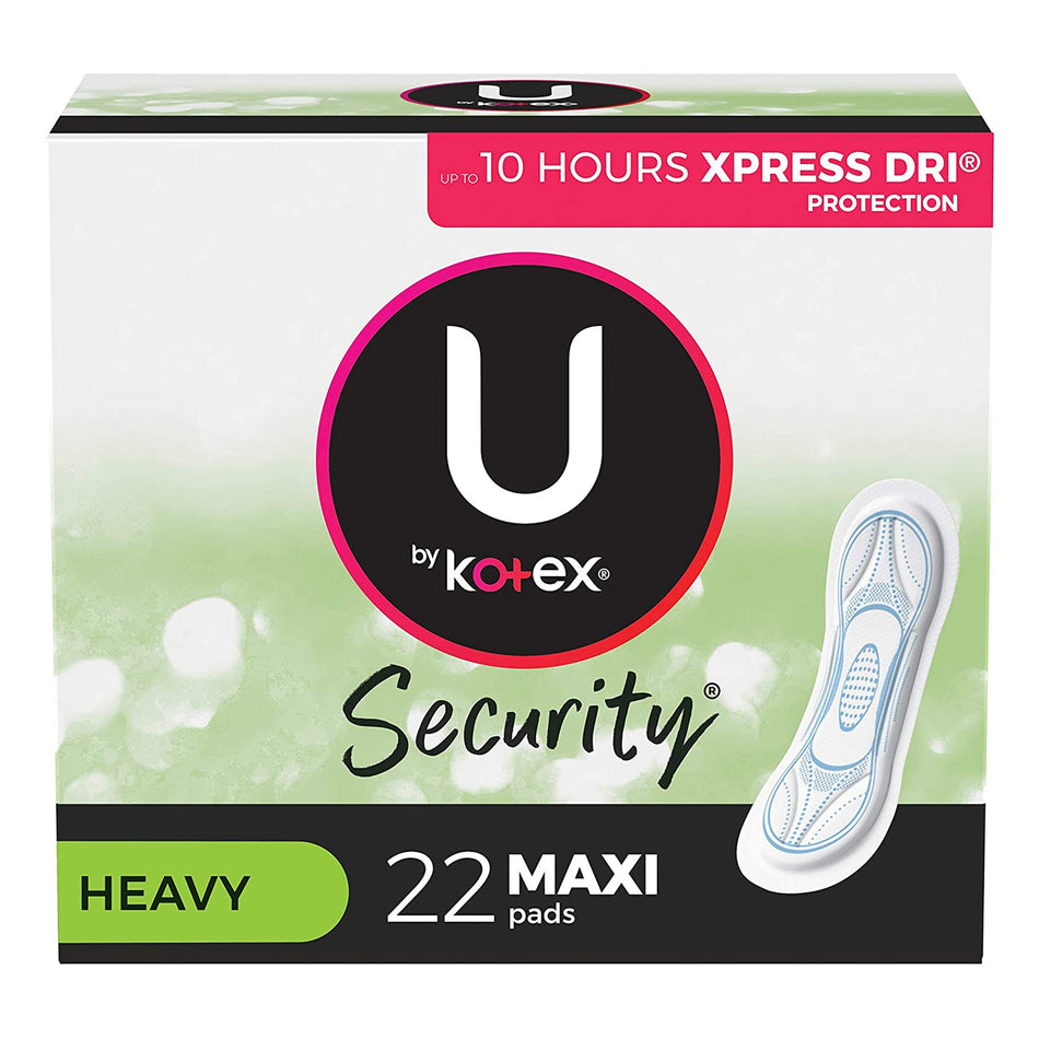 U by Kotex Security Maxi Pad, Heavy Absorbency-Feminine Pad U by Kotex Security Maxi Super Absorbency