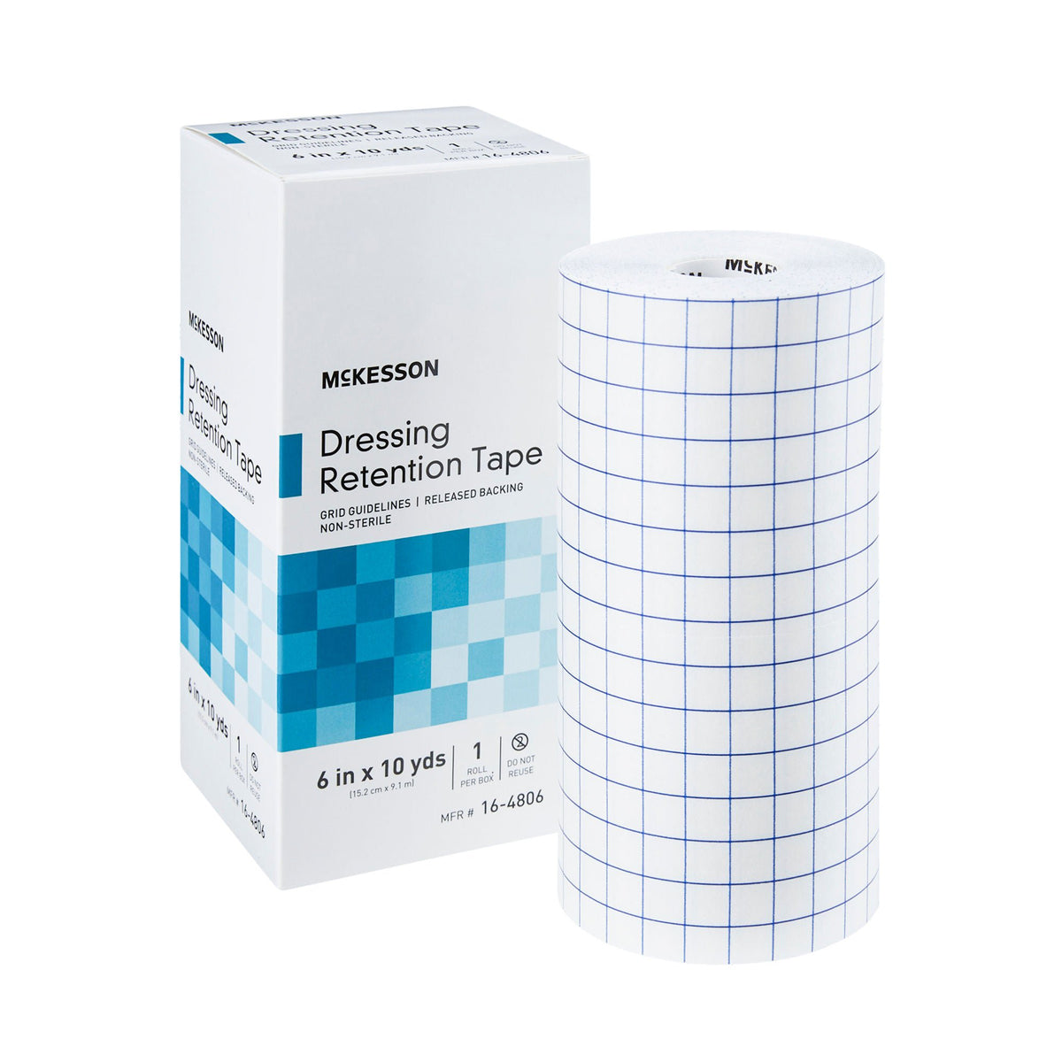 McKesson Nonwoven Fabric Dressing Retention Tape, 6 Inch x 10 Yard - Wound Care>General Wound Care>Medical Tapes and Faste...