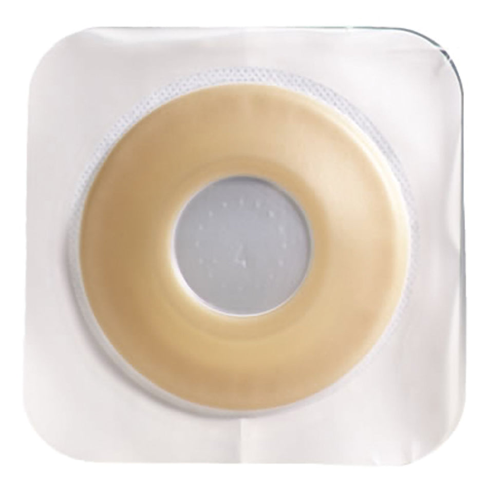 Sur-Fit Natura Colostomy Barrier With 1 5/8 Inch Stoma Opening-"Ostomy Barrier Sur-Fit Natura Precut, Extended Wear Durahesive Adhesive 57 mm Flange Sur-Fit Natura System Hydrocolloid 1-5/8 Inch Opening 5 X 5 Inch"