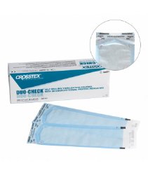 Sterilization Pouch Duo-Check® Ethylene Oxide (EO) Gas / Steam 2-3/4 X 9 Inch Self Seal Paper