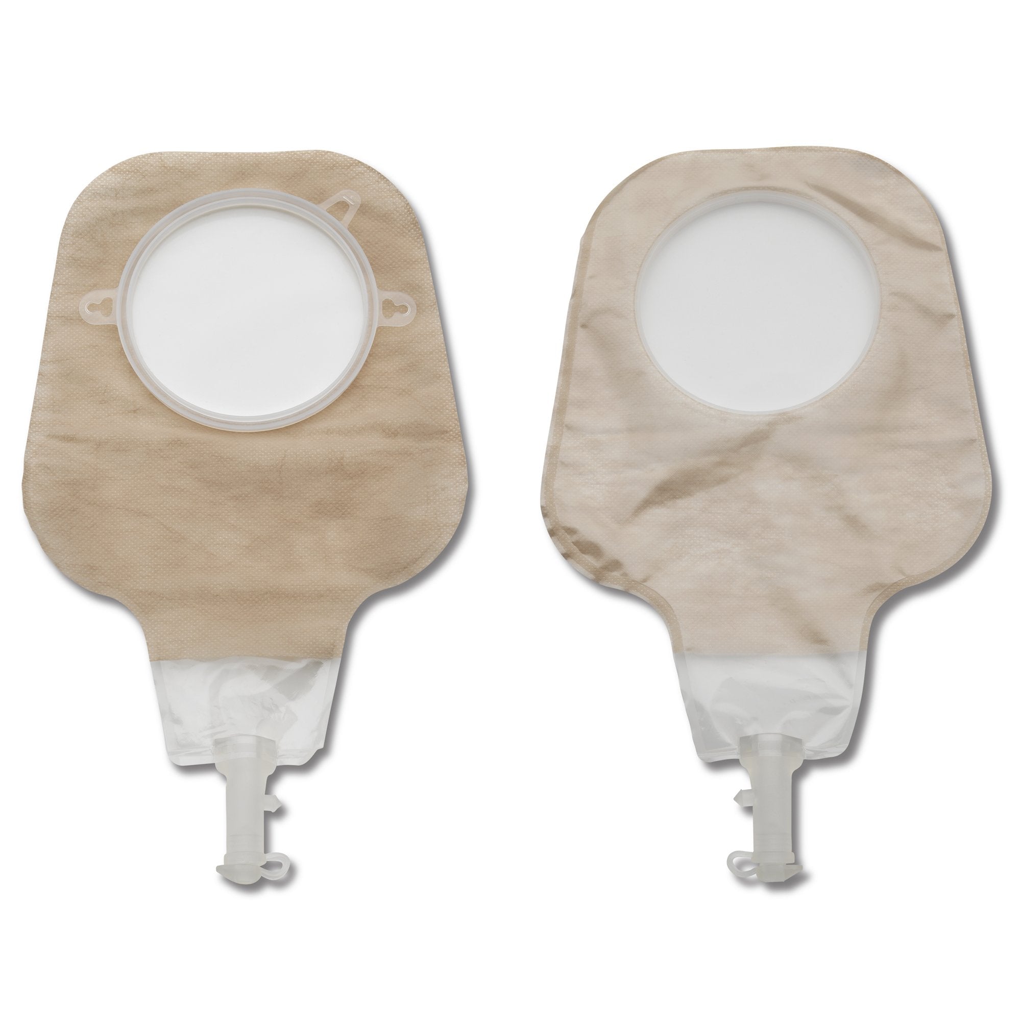 New Image Two-Piece Drainable Ultra-Clear Ostomy Pouch, 12-Inch Length, 4 Inch Flange-Ostomy Pouch New Image Two-Piece System 12 Inch Length Drainable