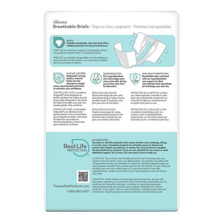 Tranquility® Essential Heavy Incontinence Brief, Extra Large - Incontinence>Adult Briefs and Protective Undergarments - Pr...