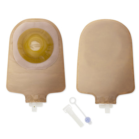 Premier One-Piece Drainable Beige Urostomy Pouch, 9 Inch Length, 1-1/8 Inch Stoma-"Urostomy Pouch Premier One-Piece System 9 Inch Length Convex, Pre-Cut 1-1/8 Inch Stoma Drainable"