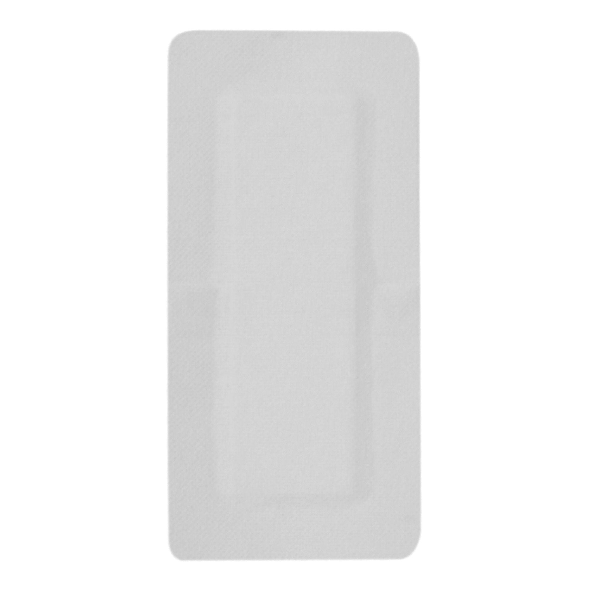 McKesson White Adhesive Dressing, 4 x 8 Inch-Island Dressing McKesson 4 X 8 Inch Rectangle Sterile