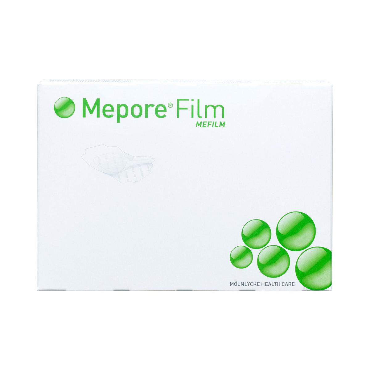 Mepore Film Transparent Film Dressing, 6 x 8 Inch-Transparent Film Dressing Mepore Film 6 X 8-1/2 Inch Frame Style Delivery Rectangle Sterile