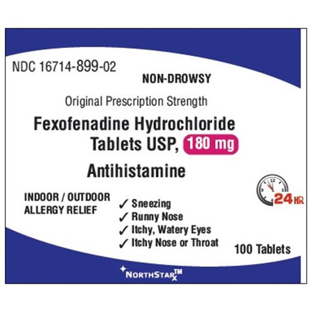 NorthStar Rx Fexofenadine Allergy Relief - Pharmaceuticals>Over the Counter>Allergy Relief - NorthStar Rx